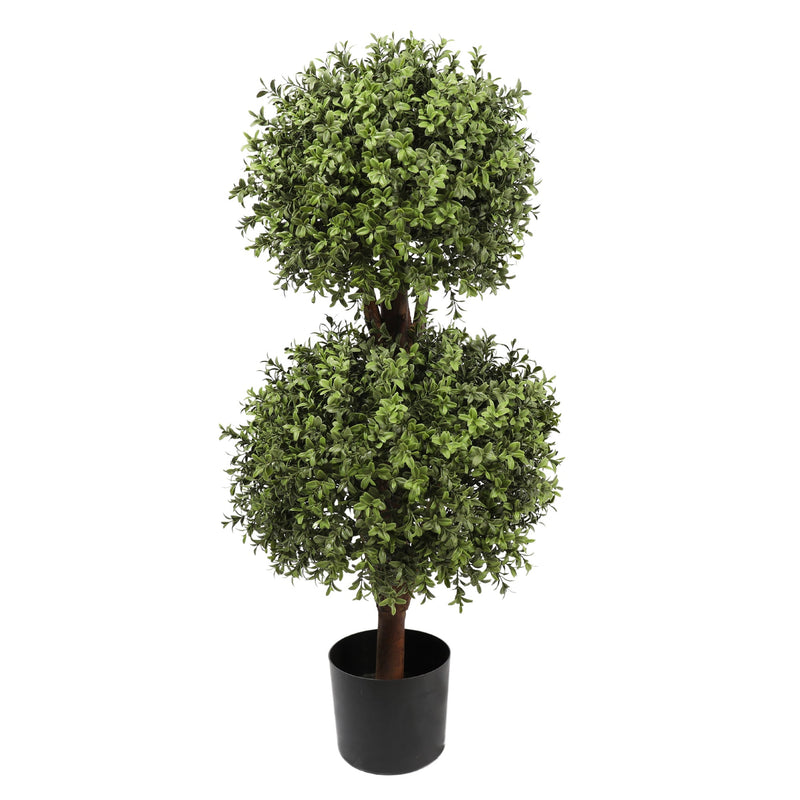 UV Boxwood Double Ball 36" Topiary