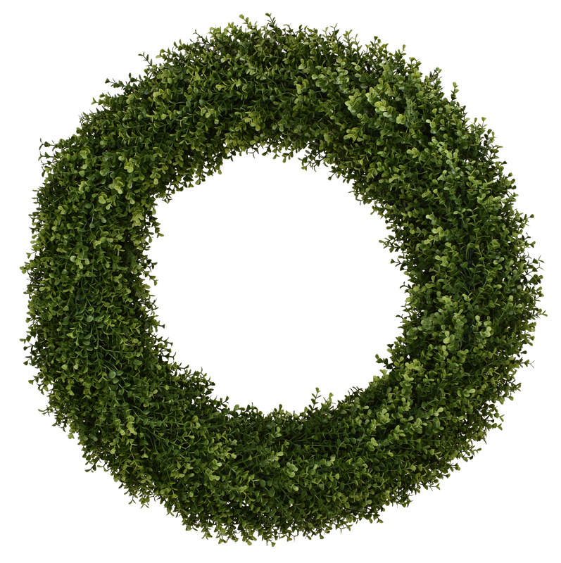 Faux Boxwood Wreath - 32 Inch