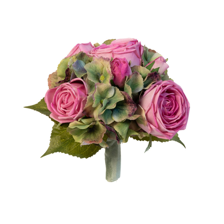 Mauve Rose & Hydrangea Radiance Bouquet