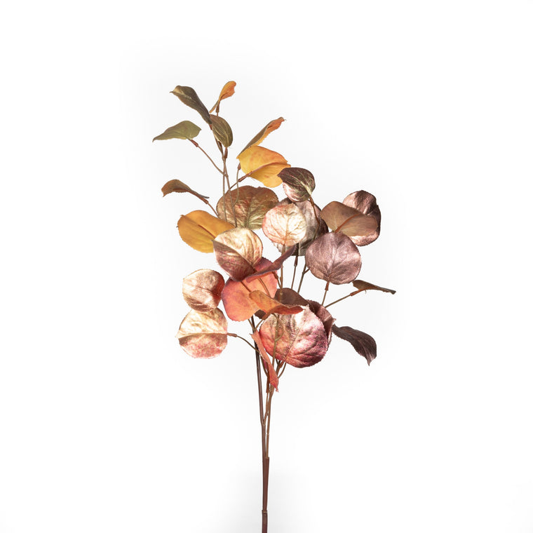Ombre Leaf Spray - Brown And Gold - 30 Inch - 3 Sprays