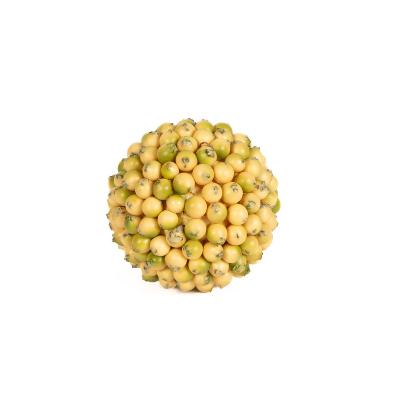 Berry Ball - Cream Green - 4 Inch - Set of 3