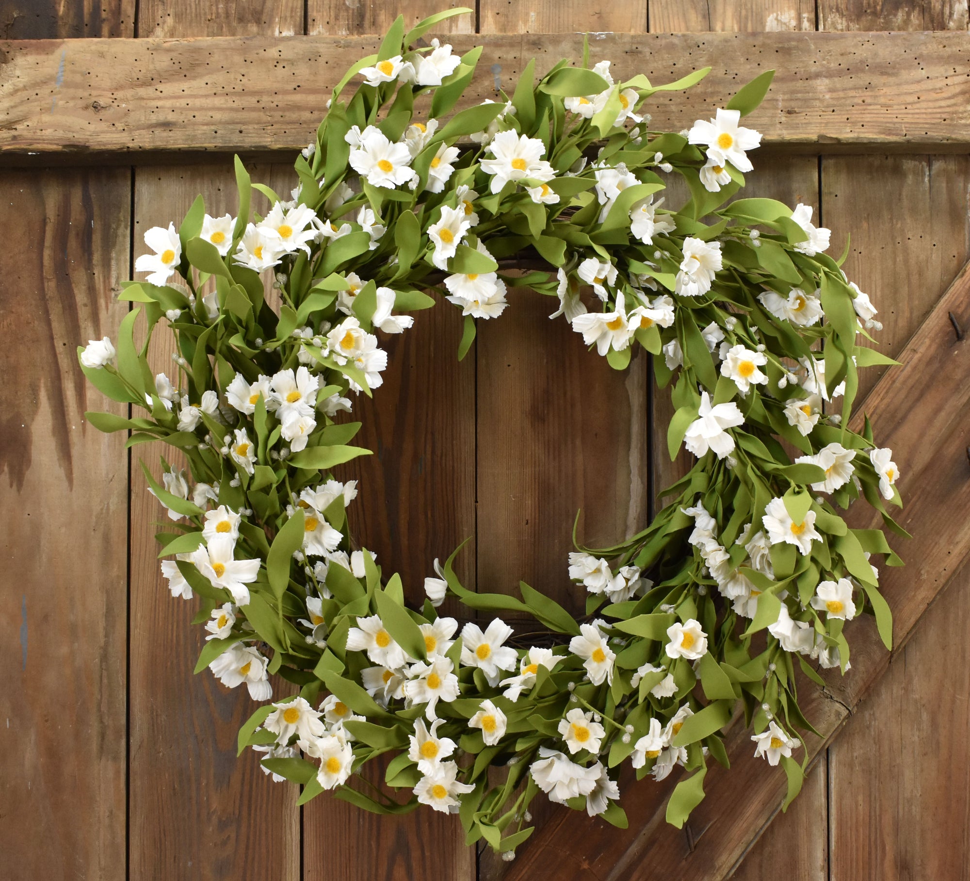 Daisy Wreath - Magnolia