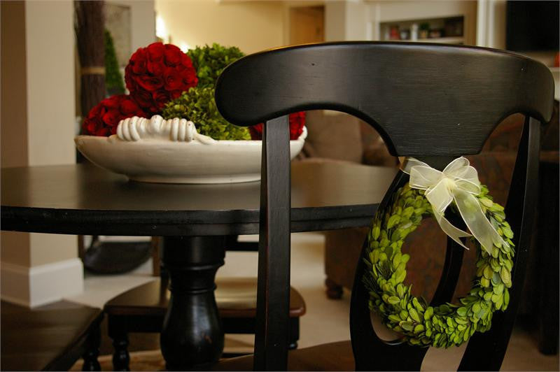 Preserved Boxwood Round Wreath - 8" - HOME DECORATIVE ACCENTS - 3