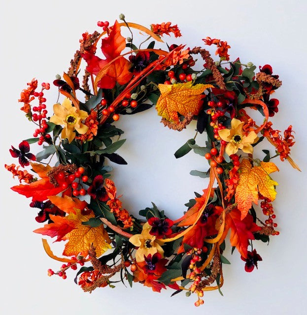 Autumn Foliage Wreath 5197Q0801