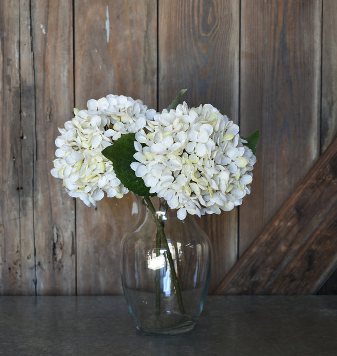 Faux Hydrangea Pick - Cream - Set of 6