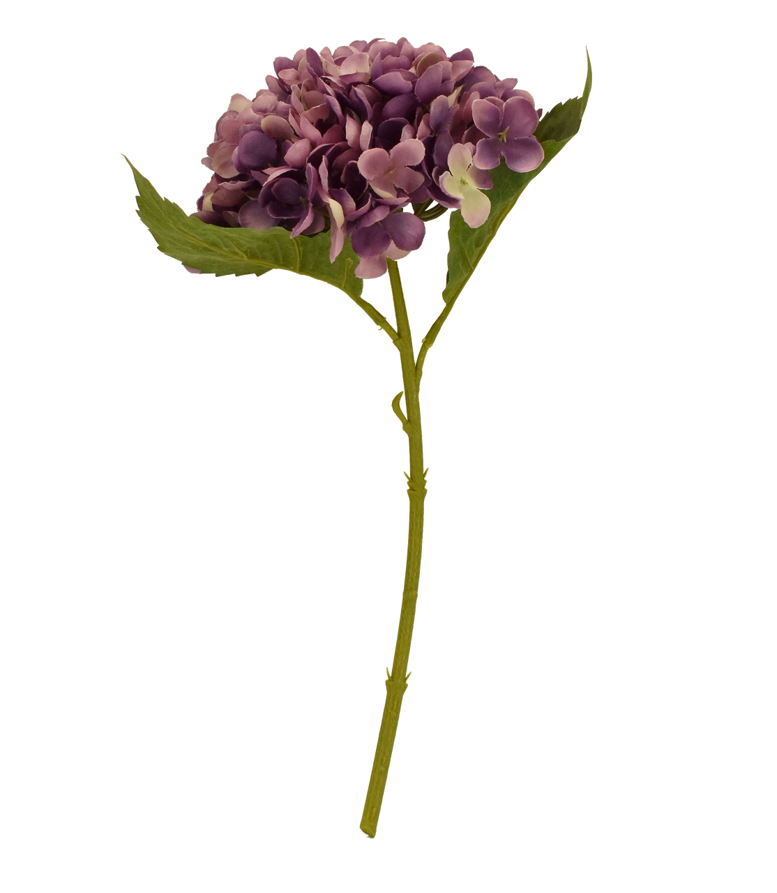Faux Hydrangea Pick - Purple/White - Set of 6