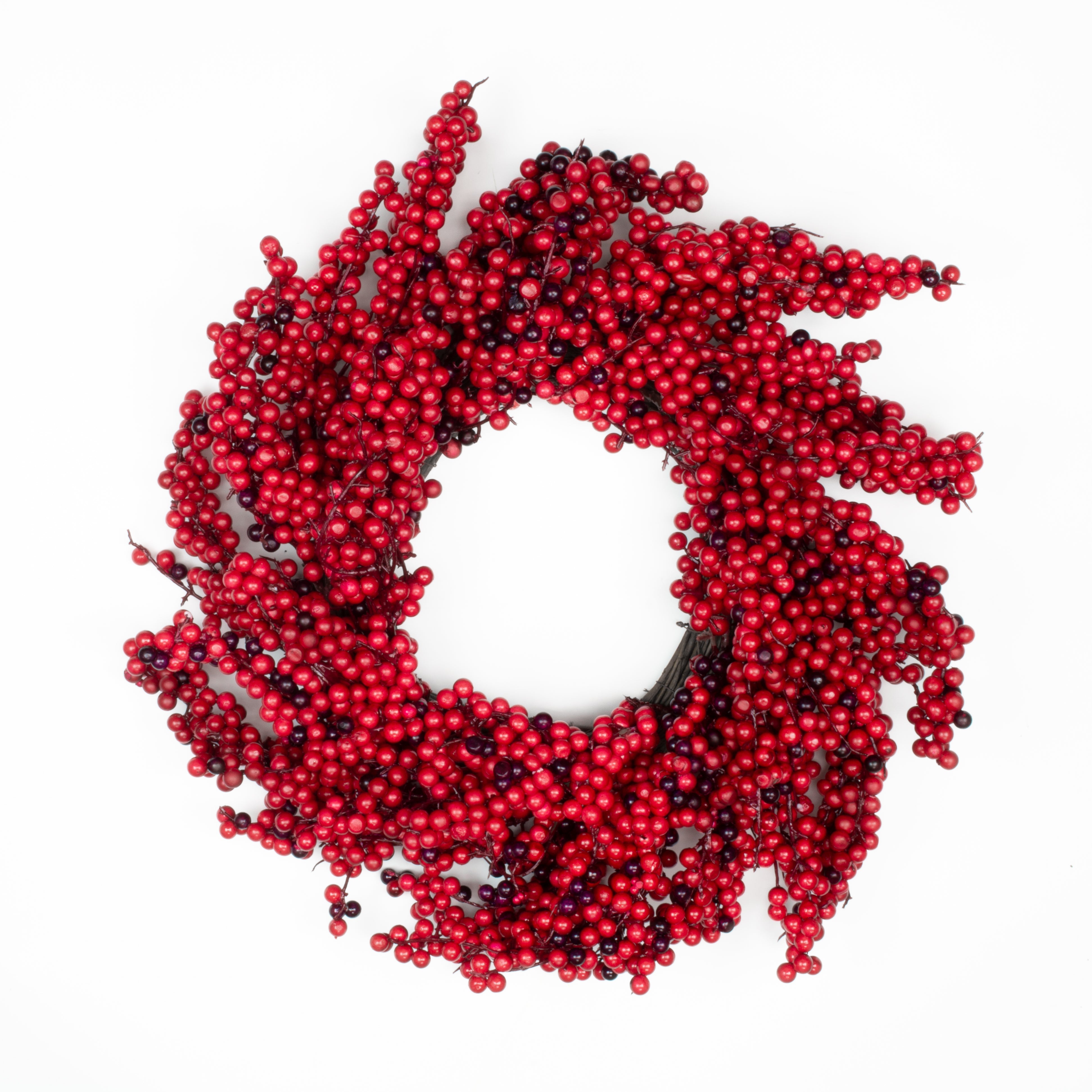 Red Spiral Berry Wreath