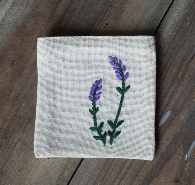 Muslin Embroidered Lavender Sachet – Hood River Lavender Farms