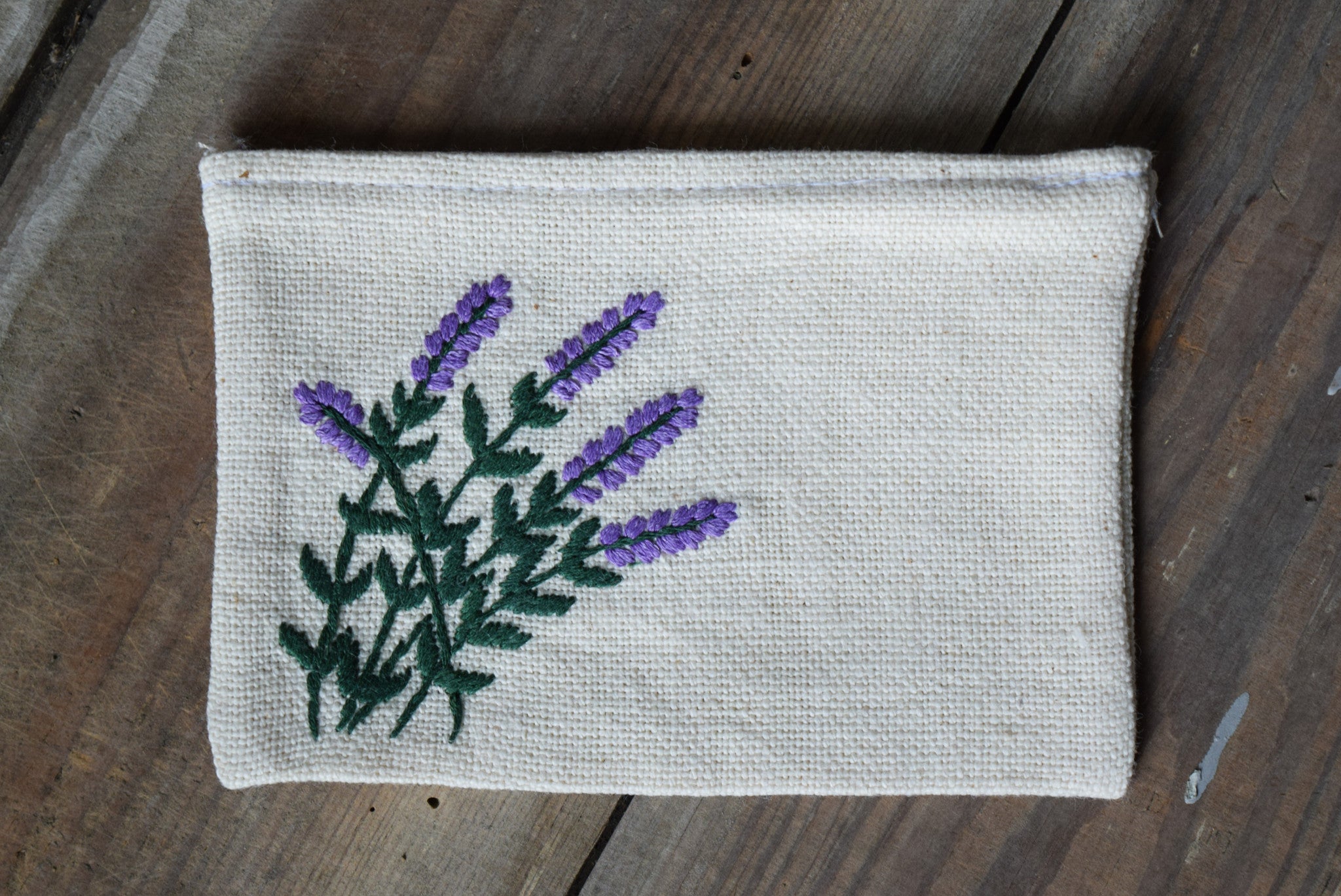 Embroidered Lavender Sachet Bag - Set of 4